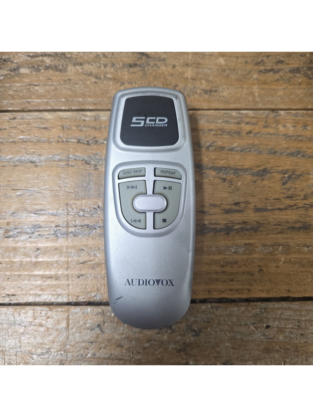 Audiovox Remote Control 5 CD Changer Silver Controller